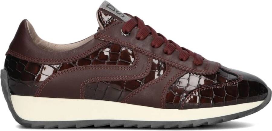 DL SPORT Lage Sneakers Dames 6745 Maat: 41 Materiaal: Lakleer Kleur: Rood