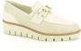 DL Sport Print Moccasin Flats Beige Dames - Thumbnail 1