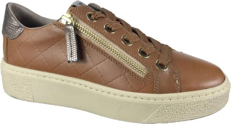 DL Sport Schoenen Sneaker Bruin Dames