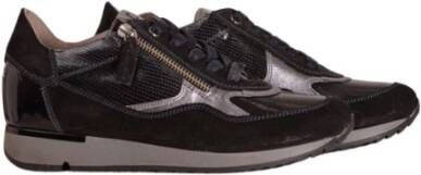 DL Sport Sneaker met chunky zool rits- en vetersluiting Black Heren