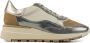 DL Sport Sneakers Dames Lage sneakers Damesschoenen Leer 5471 Beige combi - Thumbnail 1