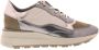 DL Sport Sneakers Dames Lage sneakers Damesschoenen Leer 5471 Beige combi - Thumbnail 3