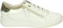 DL Sport Sportieve lage damessneakers wit leer - Thumbnail 1