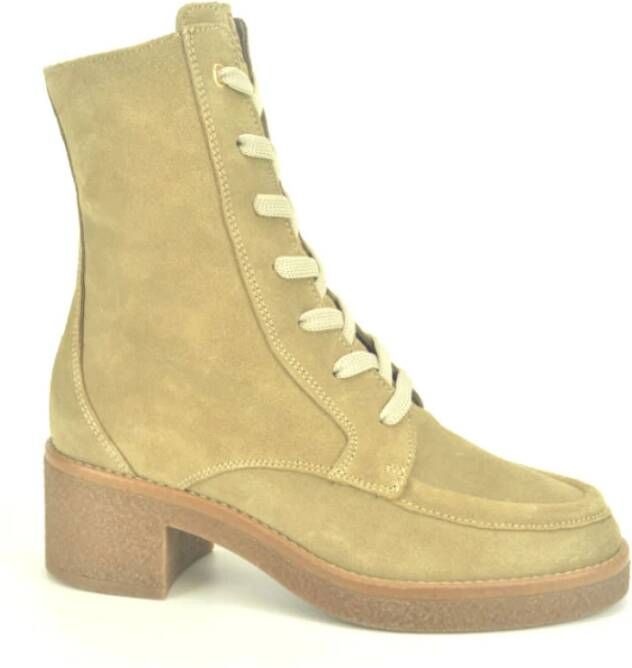 DL Sport Taupe daim Botje N. DH 4cm Beige Dames