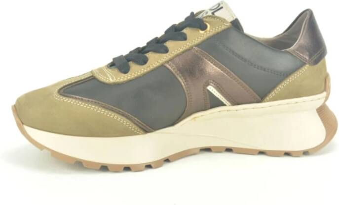 DL Sport Zwart+brons+taupe Runner N DZ Zwart Dames