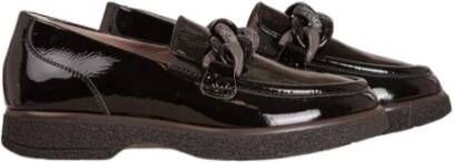 DL Sport Zwarte Loafer met Kettingdetail Black Dames