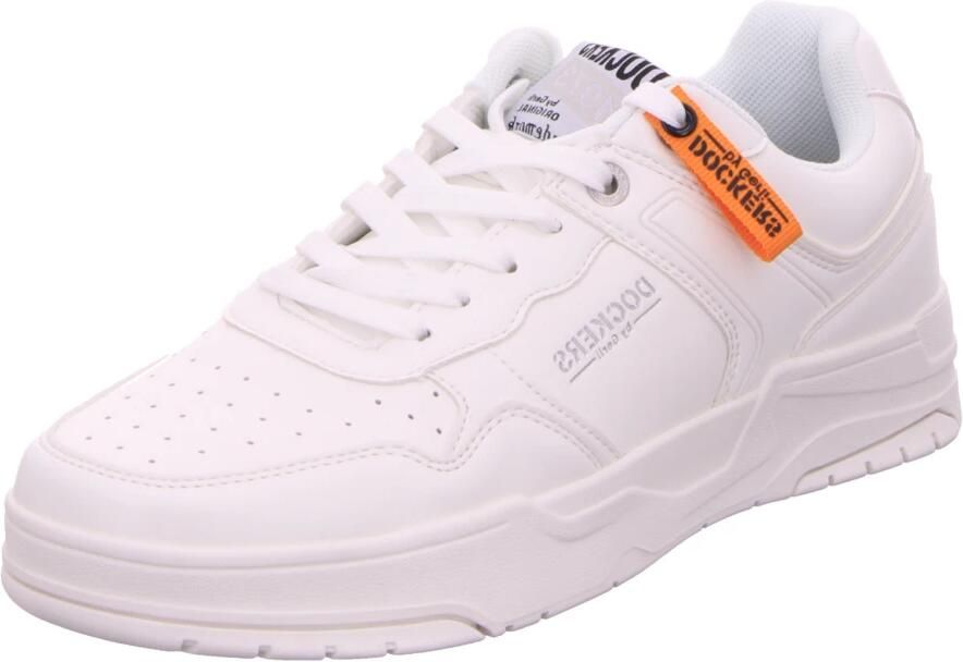 Dockers by Gerli Low-Cut Trainers Wit Sneakers wit Polyurethaan Heren Basics Street wear - Foto 3