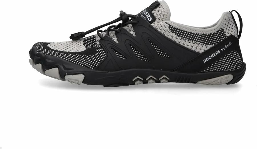 Dockers by Gerli herensneakers voor op blote voeten 56MH006-700200 schoenen grijs - Foto 3