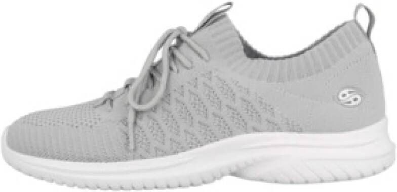 Dockers Grijze Dames Sneaker Comfortabel en veelzijdig