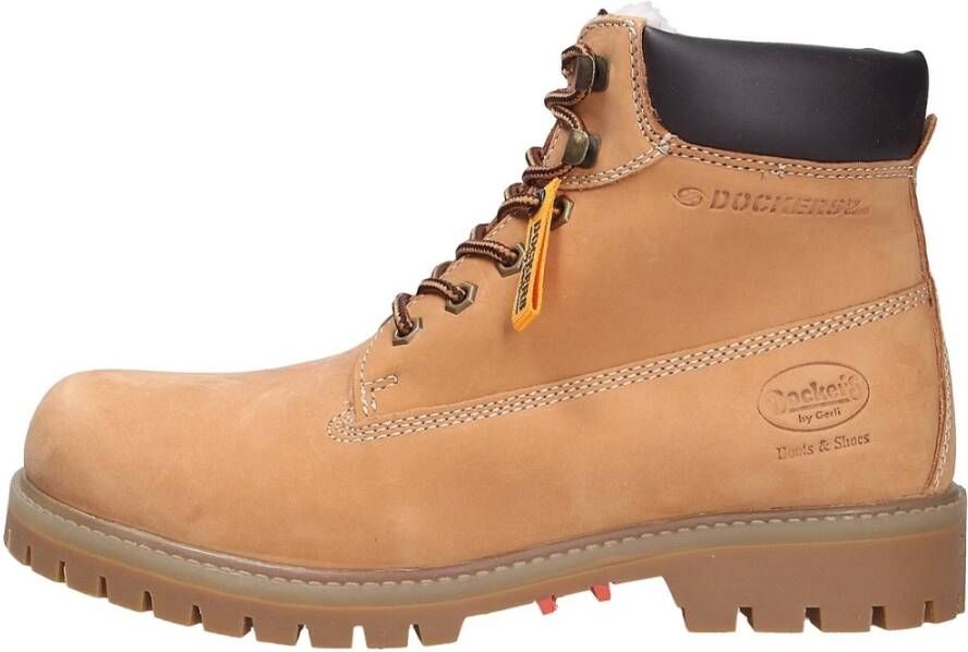 Dockers by Gerli Boots Heren Winter Laarzen Winterschoenen Gevoerd Schoenen Leer 53AX103 - Foto 2