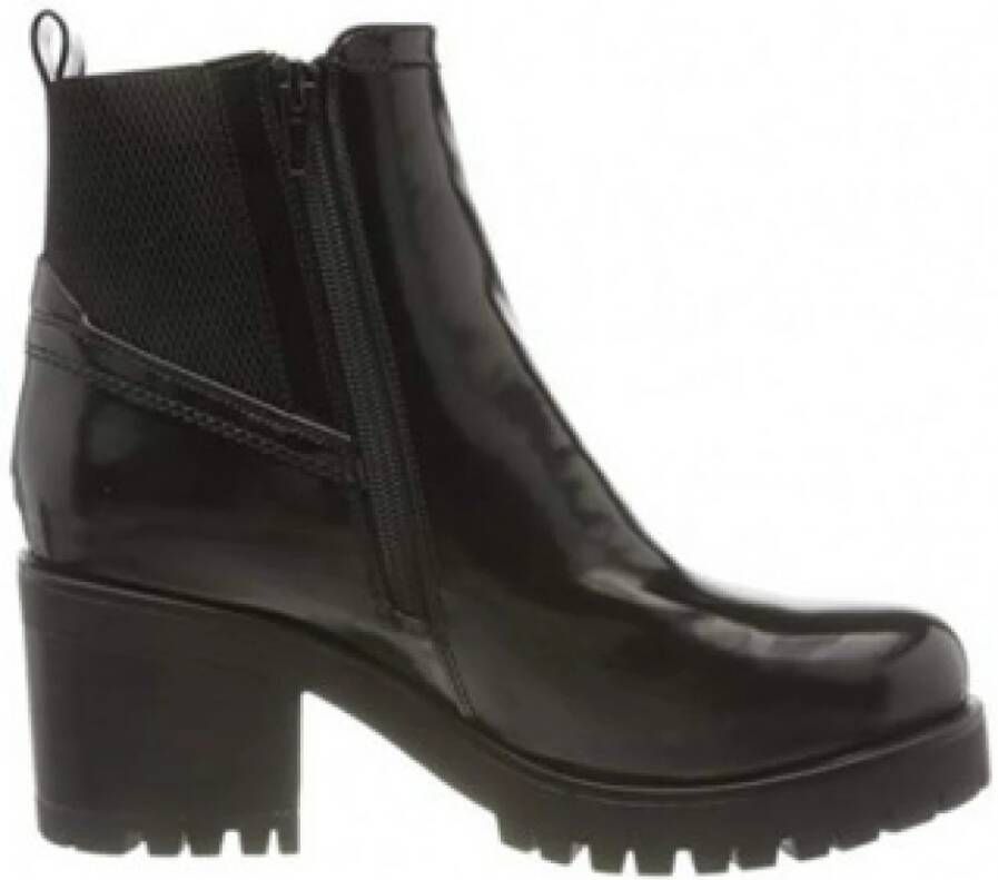 Dockers Tijdloze Damen Schoenen in Zwart Donkergrijs