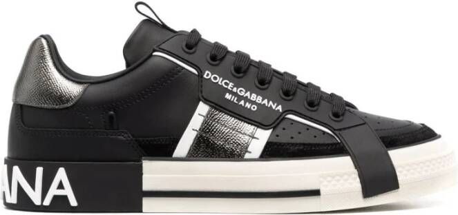 Dolce & Gabbana 2. Zero Custom Sneakers met contrasterende details Zwart Heren
