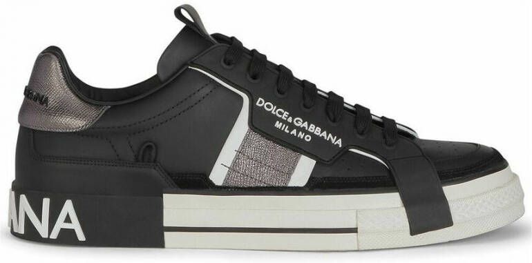 Dolce & Gabbana 2.Zero Custom sneakers with contrasting details Zwart Heren
