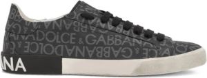 Dolce & Gabbana 8B969 Sneakers Stijlvol en Comfortabel Zwart Heren