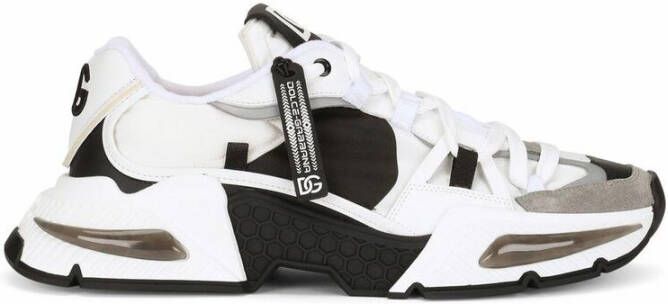 Dolce & Gabbana Multigekleurde sneakers met reliëf en monogramdetails Black Heren