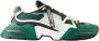 Dolce & Gabbana Groen Witte Sneakers met Verwijderbaar Logo Multicolor Heren - Thumbnail 1