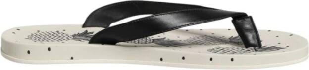 Dolce & Gabbana Ananas Print Strand Slippers