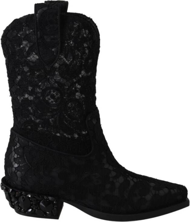 Dolce & Gabbana Ankle Boots Black Dames
