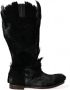 Dolce & Gabbana Luxe Gazelle Bont Kalfsleer Laarzen Black Heren - Thumbnail 13