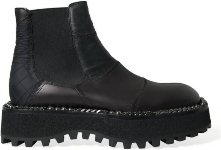 Dolce & Gabbana Ankle Boots Black Heren