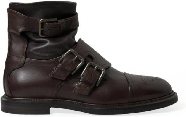Dolce & Gabbana Ankle Boots Brown