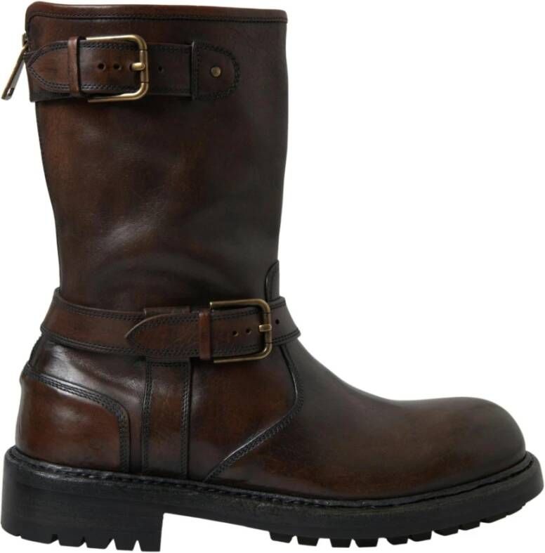 Dolce & Gabbana Ankle Boots Brown Heren