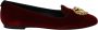Dolce & Gabbana Velvet Loafers met Gouden Hart Red Dames - Thumbnail 3
