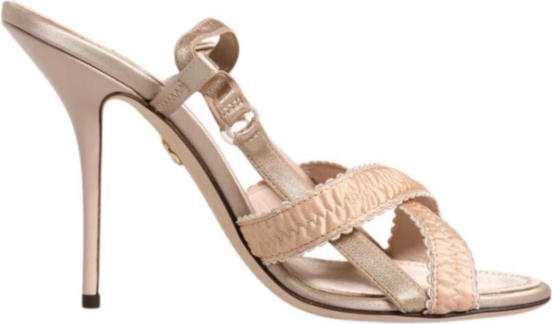 Dolce & Gabbana Zwarte Leren Veterschoenen voor Vrouwen Black Dames