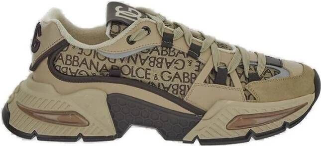 Dolce & Gabbana Beige Lage Sneakers Beige Heren