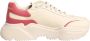 Dolce & Gabbana Beige Leren Daymaster Dames Sneaker Schoenen - Thumbnail 1