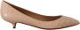 Dolce & Gabbana Beige Nude Leren Kitten Heels Pumps Multicolor Dames - Thumbnail 1