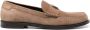 Dolce & Gabbana Beige Logo Loafers met Vierkante Neus Beige Heren - Thumbnail 9