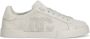 Dolce & Gabbana Beige Logo Sneakers Vetersluiting Platte Zool - Thumbnail 1