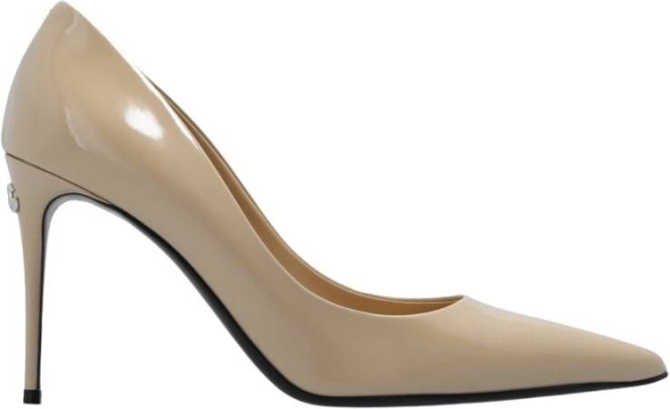 Dolce & Gabbana Lakleren Pumps uit de Ciao Kim Collectie Beige Dames