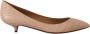 Dolce & Gabbana Beige Nude Leren Kitten Heels Pumps Multicolor Dames - Thumbnail 1