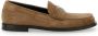 Dolce & Gabbana Beige Logo Loafers met Vierkante Neus Beige Heren - Thumbnail 5