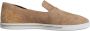 Dolce & Gabbana Beige Suède Kai Loafers Pantoffels Schoenen - Thumbnail 1