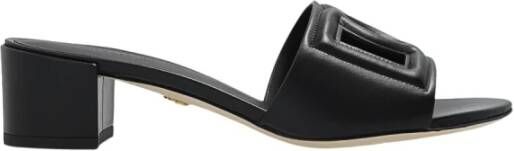 Dolce & Gabbana Hoge hak sandalen met CD DG Millennials-logo Black Dames