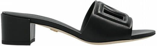 Dolce & Gabbana Hoge hak sandalen met CD DG Millennials-logo Black Dames