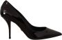 Dolce & Gabbana Black High Heels Pumps Patent Leather Shoes Zwart Dames - Thumbnail 1