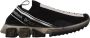 Dolce & Gabbana Black White Sorrento Sport Stretch Sneakers Zwart - Thumbnail 40