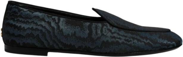 Dolce & Gabbana Blauw en Zwart Loafer Slipon