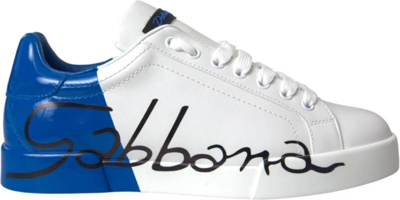 Dolce & Gabbana Portofino Sneakers voor vrouwen Blue Dames
