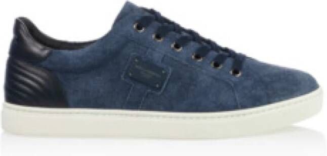 Dolce & Gabbana Blauwe Heren Sneaker Comfortabel en veelzijdig