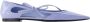Dolce & Gabbana Blauwe Kalfsleren Slip-On Ballerina's Blue Dames - Thumbnail 12