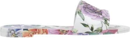 Dolce & Gabbana Pantoffels met logo Multicolor Dames