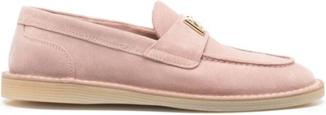 Dolce & Gabbana Blush Slip-On Damesschoenen Sandalen Pink Dames