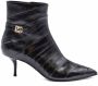 Dolce&Gabbana Boots & laarzen Logo Ankle Boots Leather in zwart - Thumbnail 5