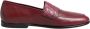 Dolce & Gabbana Bordeauxrode Leren Formele Instap Schoenen - Thumbnail 1