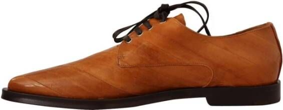 Dolce & Gabbana Bruine paling leren formele veterschoenen - Foto 4